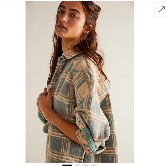 {Free People} We the Free Arizona Sky Jacquard Jacket - Picture 2 of 10